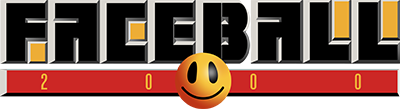 Faceball 2000 logo for GameBoy